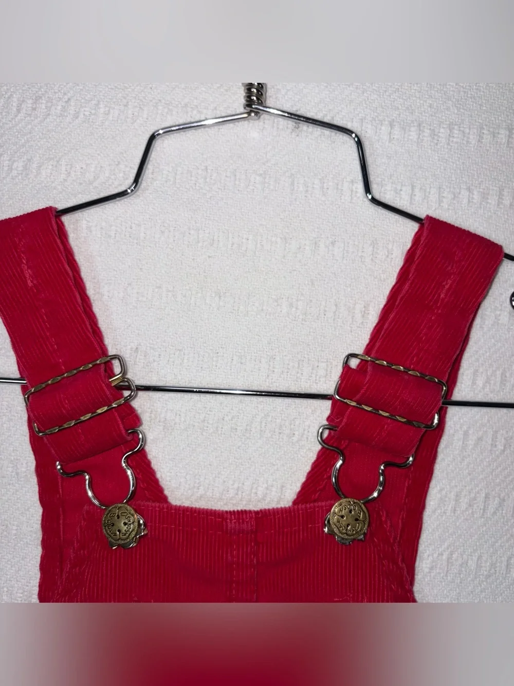 Vintage Osh Kosh B'Gosh Kids Corduroy Vestbak Bib Overalls Size 6X/7 USA
